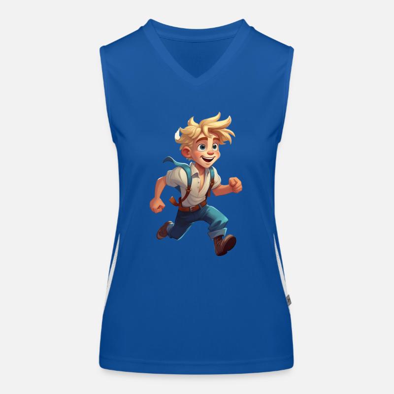 Abenteuer Alex T-Shirt oder Reisetasche Funktionelles Kontrast-Tank Top für Frauen