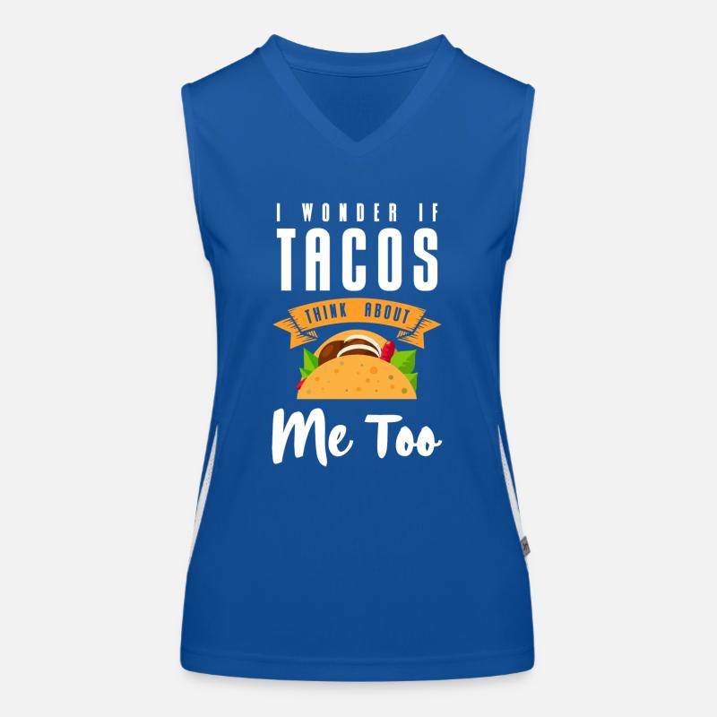 Mexican Hungry Burrito Women's Functional Contrast Tank Top