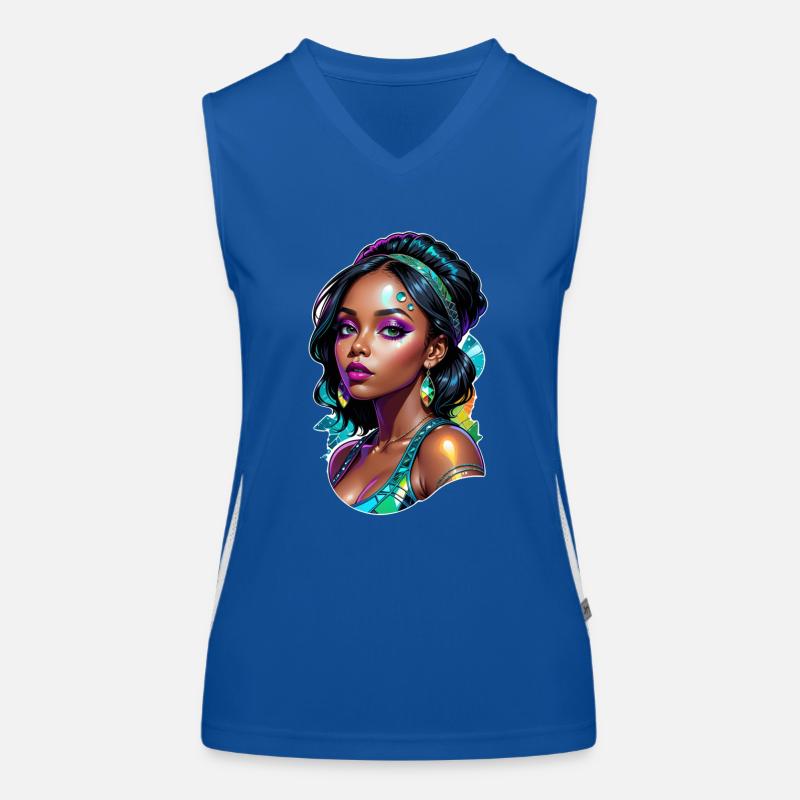 femme afro - beauté Débardeur respirant contrasté Femme