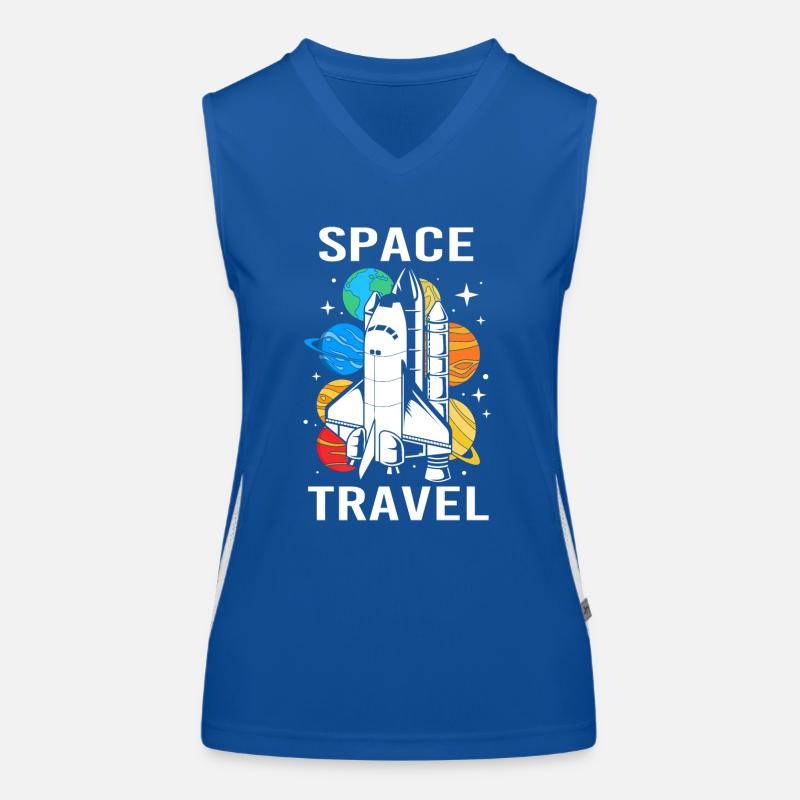 Sonnensystem Universum Funktionelles Kontrast-Tank Top für Frauen