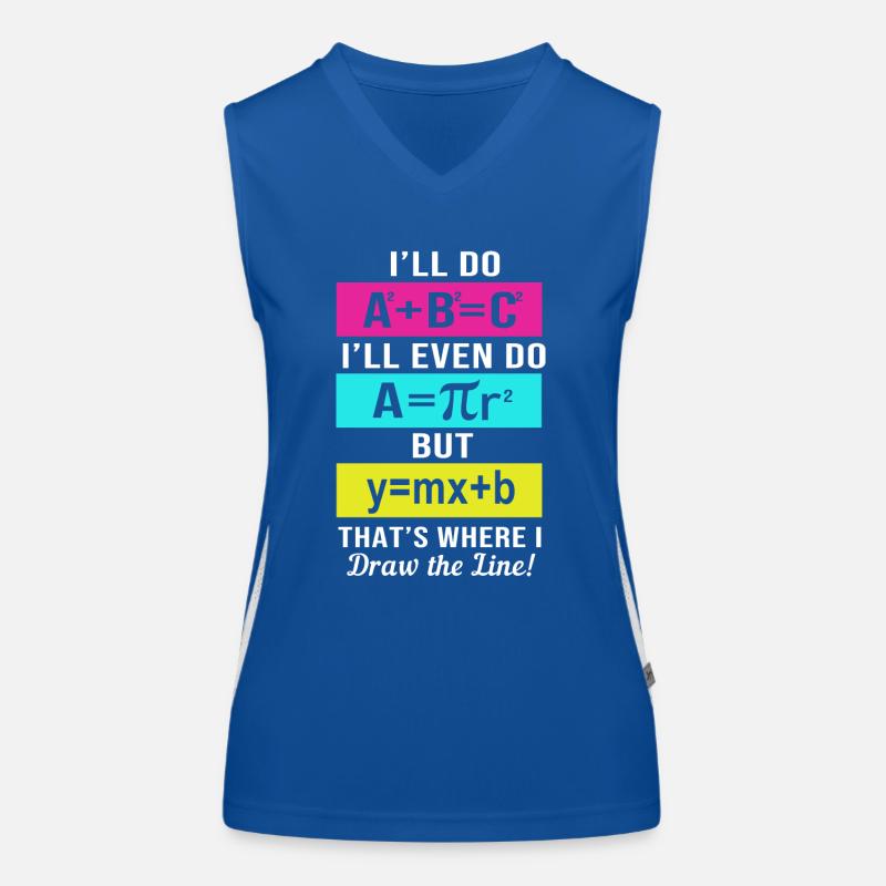 Mathematik Funktionelles Kontrast-Tank Top für Frauen