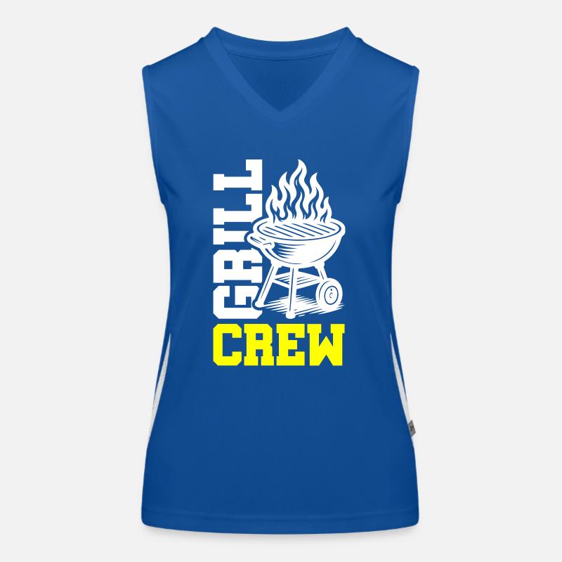 Grill Crew Funktionelles Kontrast-Tank Top für Frauen