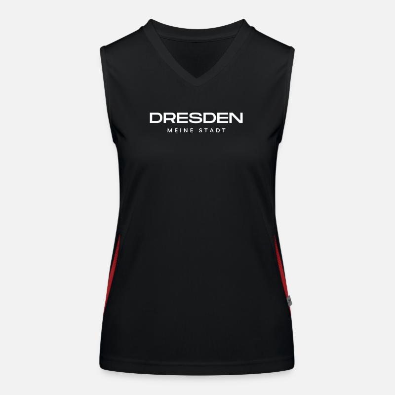 Dresde Débardeur respirant contrasté Femme