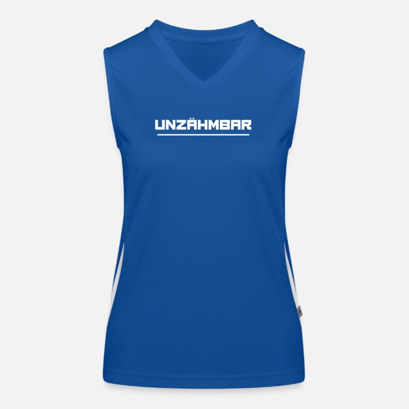 UNZÄHMBAR Funktionelles Kontrast-Tank Top für Frauen