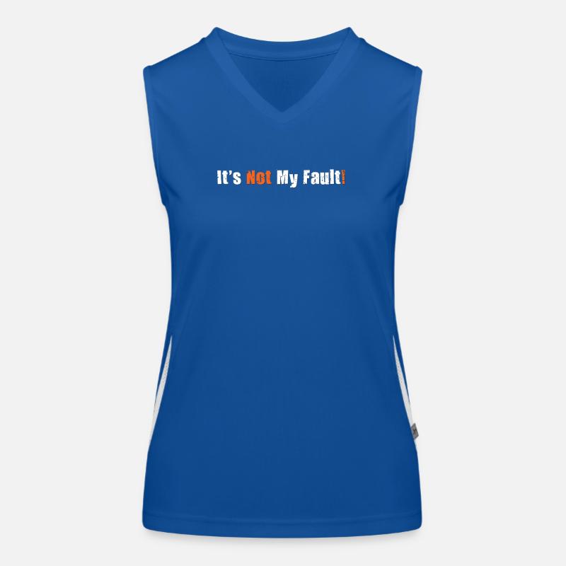 C’est pas ma faute! Débardeur respirant contrasté Femme