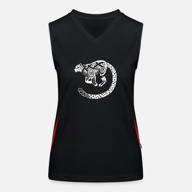 Celtic Snow Leopard / Celtic Snow Leopard Women's Functional Contrast Tank Top