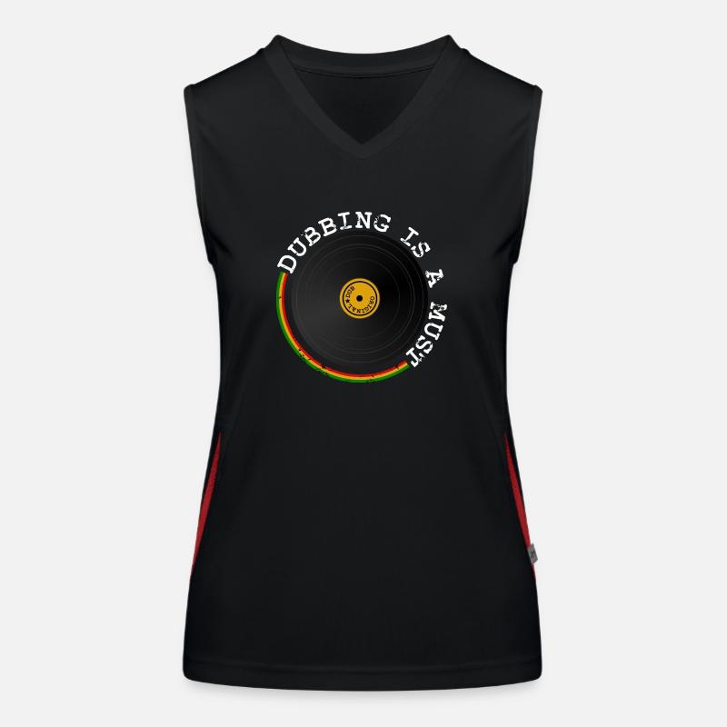 Dubbing Women's Functional Contrast Tank Top