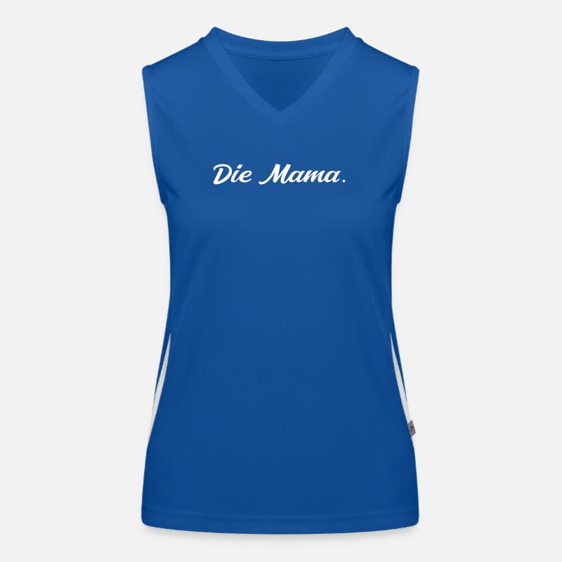 Die Mama - Mutter Geschenk Funktionelles Kontrast-Tank Top für Frauen