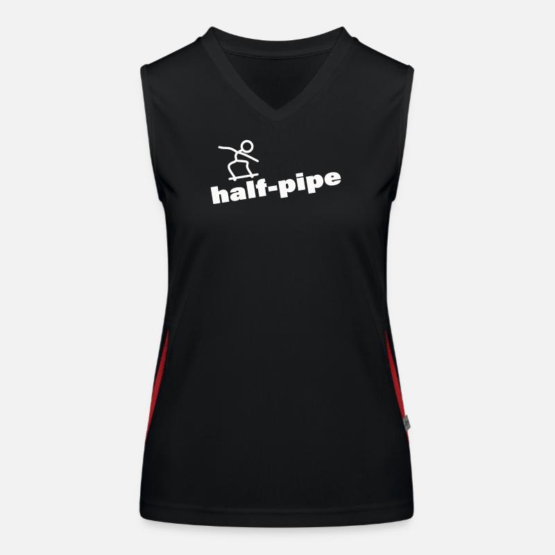 HALF-PIPE Débardeur respirant contrasté Femme