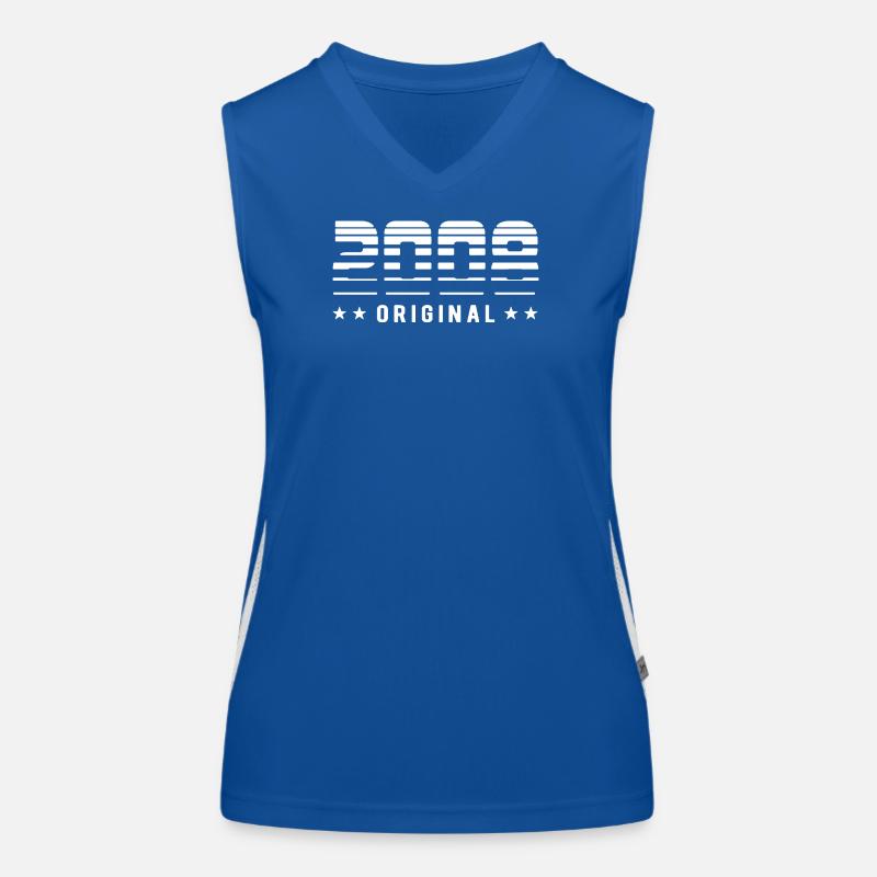 2008 Original Retrodesign | Geburtstag Funktionelles Kontrast-Tank Top für Frauen