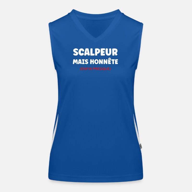 Scalpeur Honnête Presque Débardeur respirant contrasté Femme