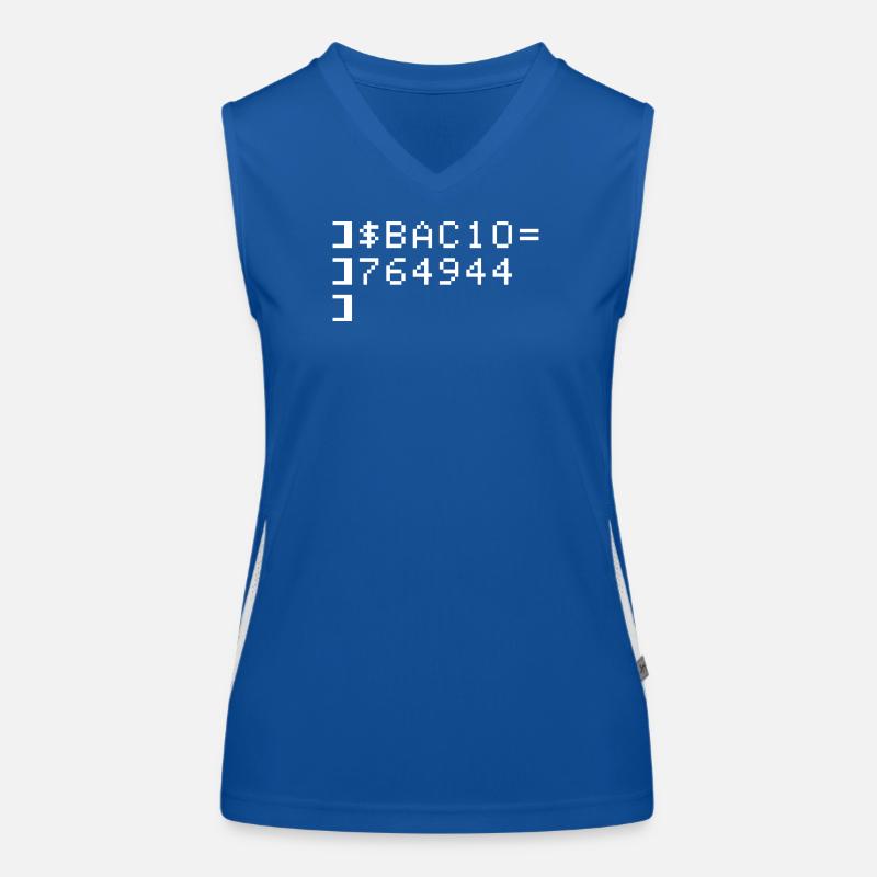 Bacio BAC10 8-Bit Esadecimale Code Nerd Pixel Art Funktionelles Kontrast-Tank Top für Frauen