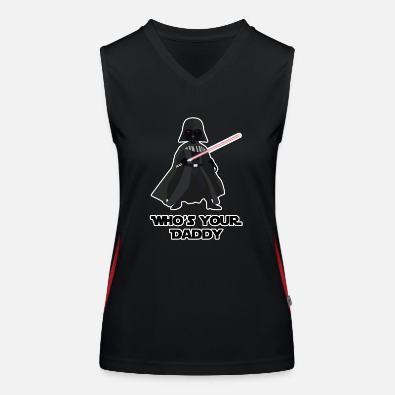 Daddy Father Proverbs Gift Idea Birth Women's Functional Contrast Tank Top