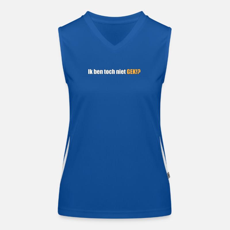 Ich bin doch nicht verrückt, oder!? Funktionelles Kontrast-Tank Top für Frauen