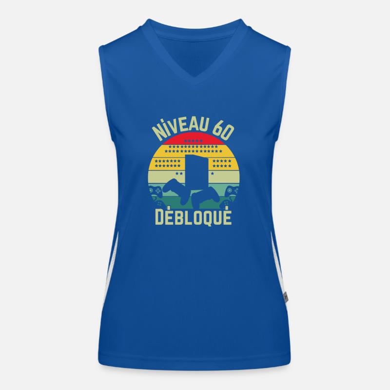 Level 60 freigeschaltet Funktionelles Kontrast-Tank Top für Frauen