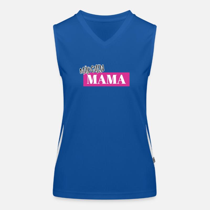 Mädchen Mama Mutter Eines Tochter Geburt Muttertag Funktionelles Kontrast-Tank Top für Frauen