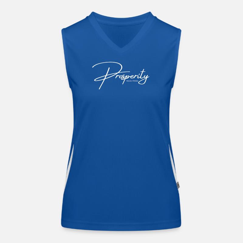 Prosperity logo Funktionelles Kontrast-Tank Top für Frauen