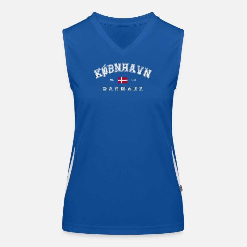 Copenhagen Denmark Women's Functional Contrast Tank Top