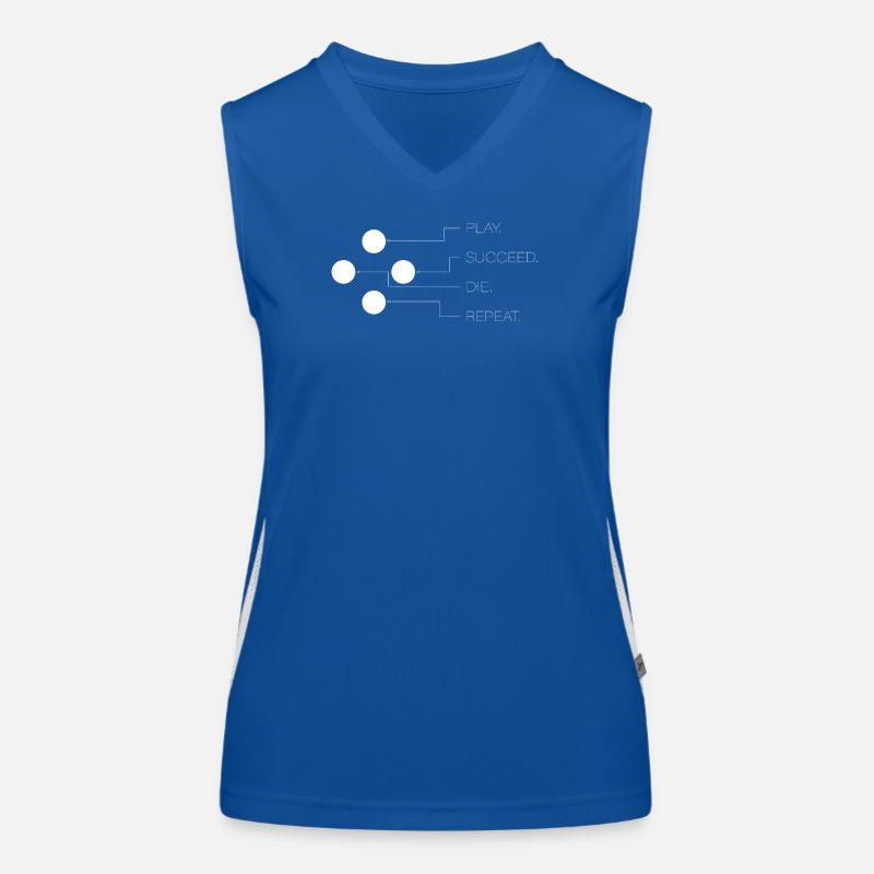 Cadeau de jeu, T-Shirt de jeu, Console de jeu Débardeur respirant contrasté Femme