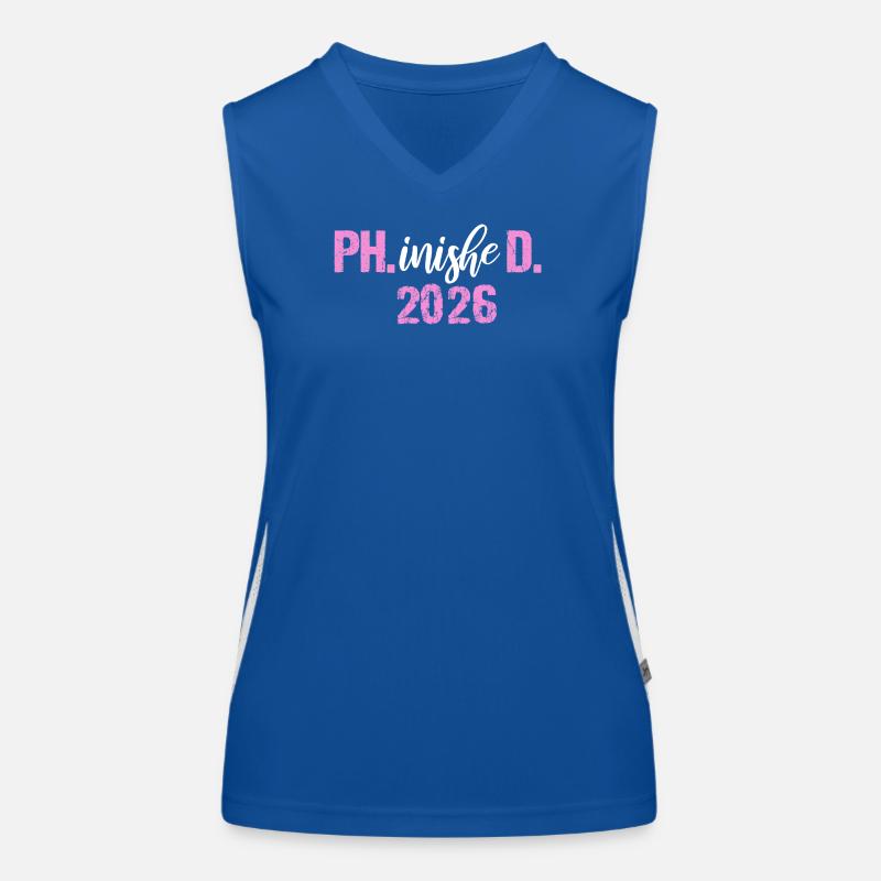 Doktor 2026 Abschluss Philister Dissertation Phd Funktionelles Kontrast-Tank Top für Frauen