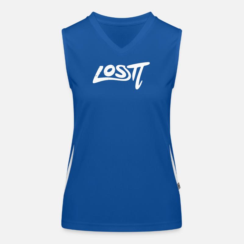 Verlorenes Graffiti-Wortzeichen Funktionelles Kontrast-Tank Top für Frauen