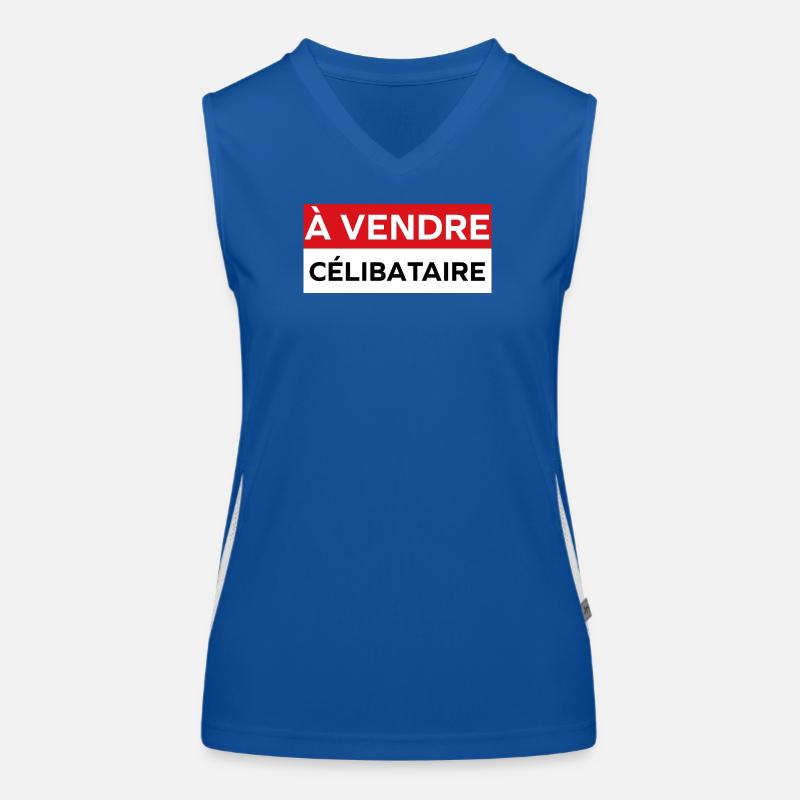 célibataire Débardeur respirant contrasté Femme
