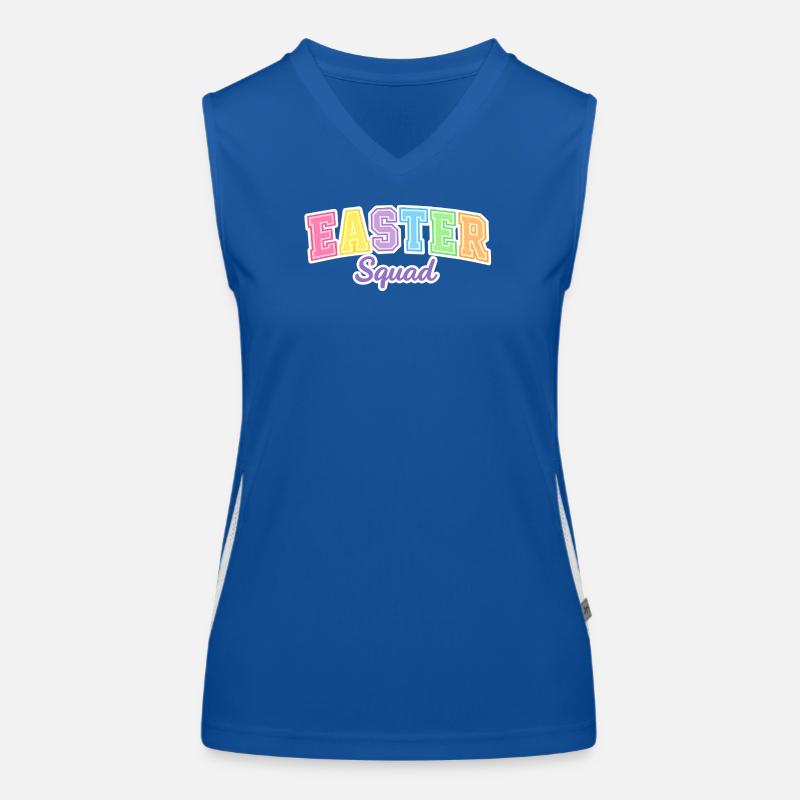 Easter Squad Egg Hunt Funktionelles Kontrast-Tank Top für Frauen