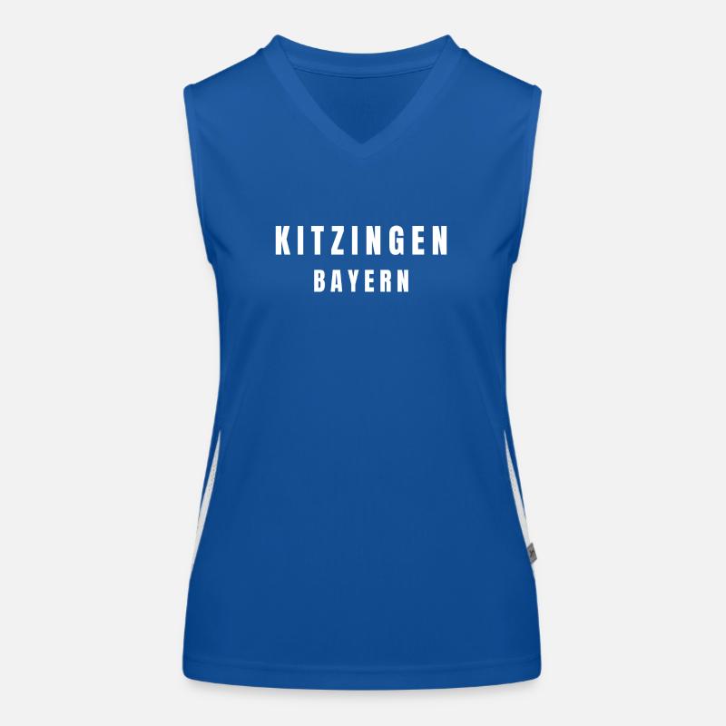 Kitzingen Bayern Funktionelles Kontrast-Tank Top für Frauen