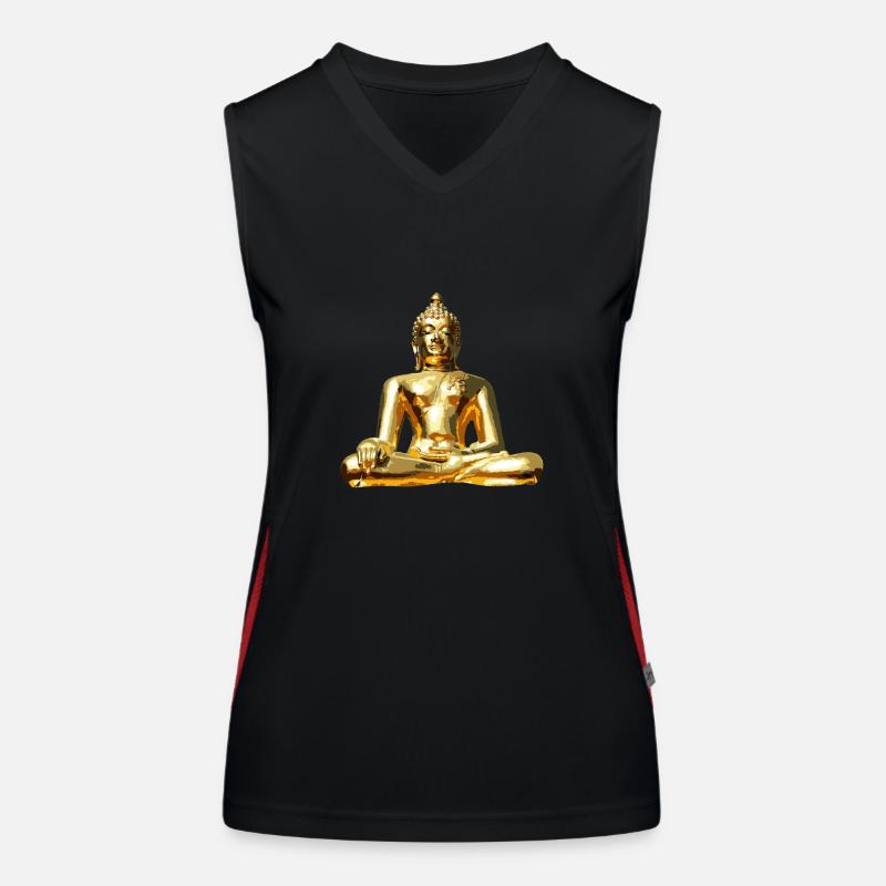 Bouddha Or Débardeur respirant contrasté Femme