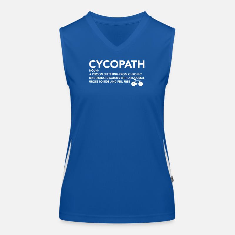 Cyclopath Bicycle Bules Tee Débardeur respirant contrasté Femme