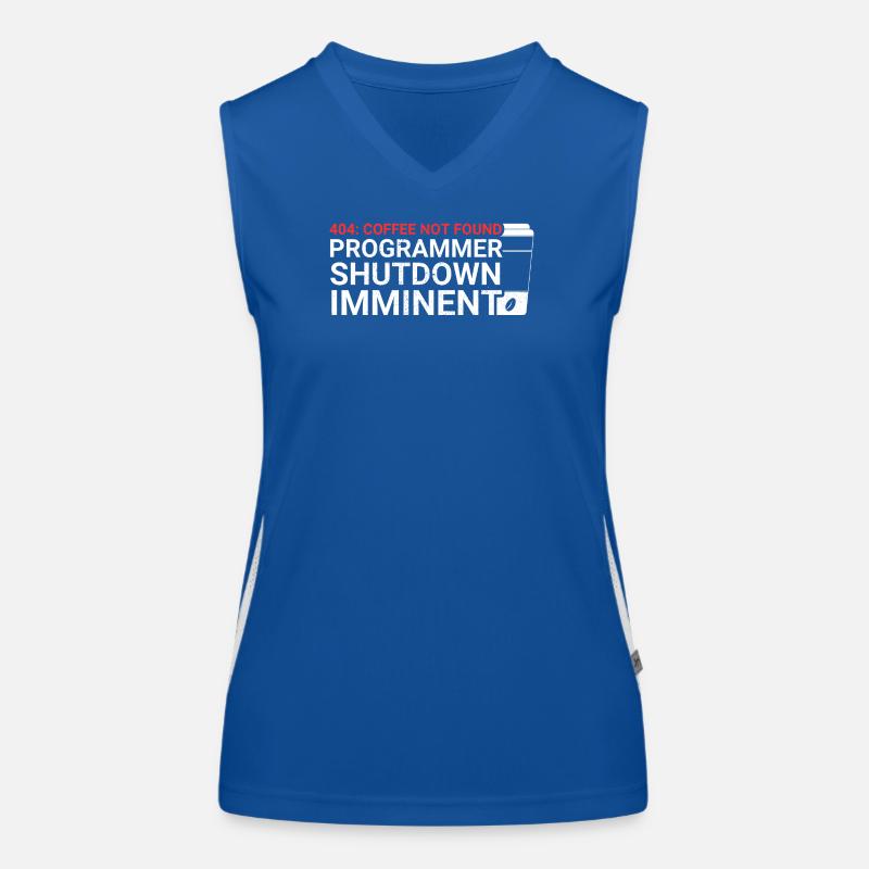 Aus Kaffee Code generieren Programmierer Funktionelles Kontrast-Tank Top für Frauen