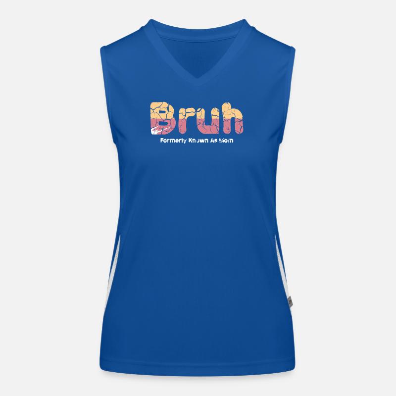 Bruh: Formerly Known As Mom Women's Functional Contrast Tank Top