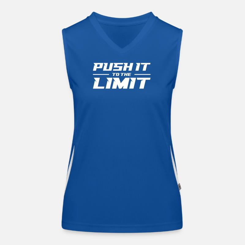 Push It To The Limit Women's Functional Contrast Tank Top