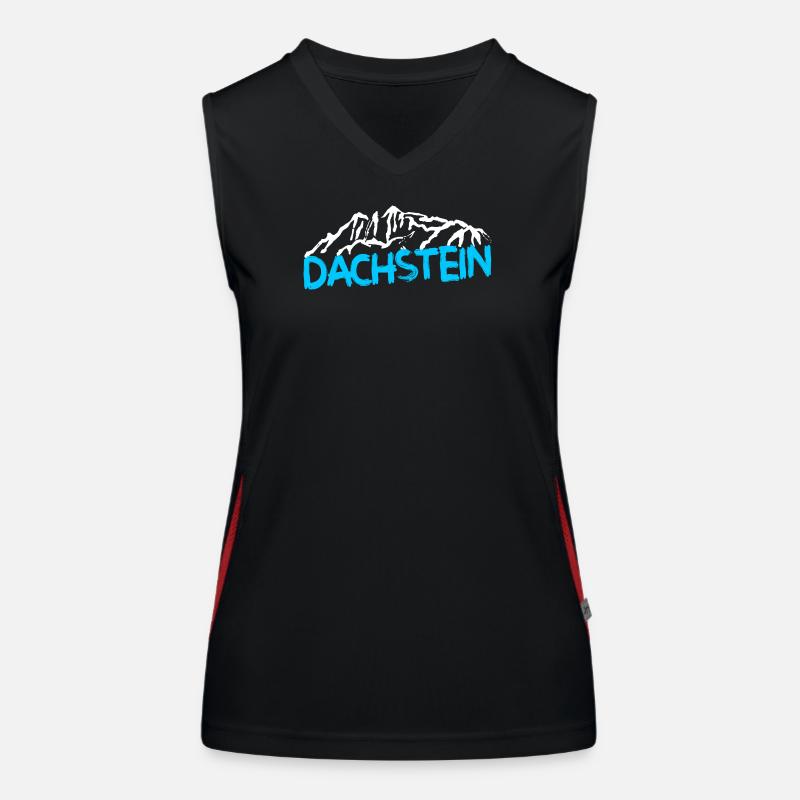 Souvenir de Dachstein Ramsau Autriche Débardeur respirant contrasté Femme