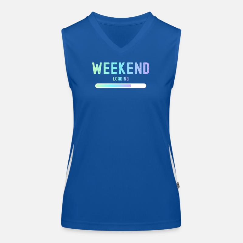 Weekend loading Wochenende und Freizeit Funktionelles Kontrast-Tank Top für Frauen