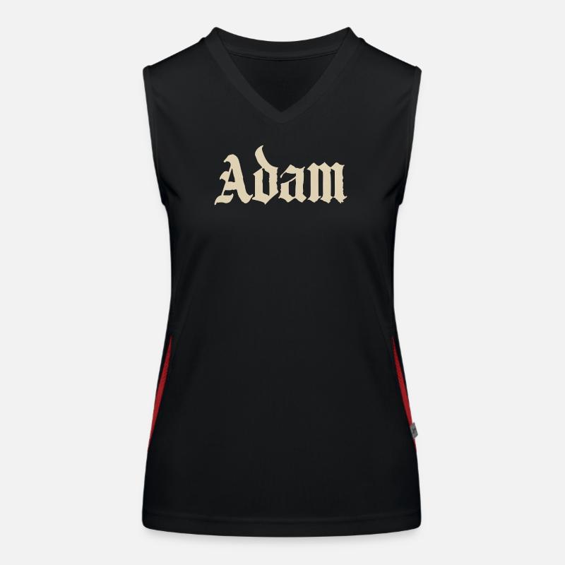 Adam Gothic Script Tee Women's Functional Contrast Tank Top