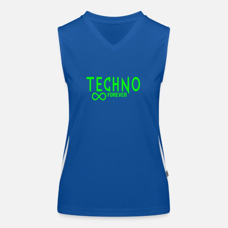 Techno forever infinity Women's Functional Contrast Tank Top