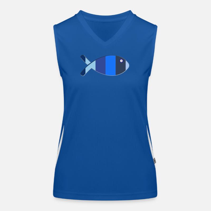 POISSON Débardeur respirant contrasté Femme