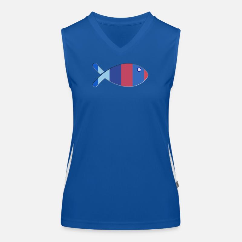 POISSON Débardeur respirant contrasté Femme