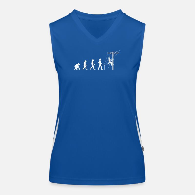 Evolution to network technology Women's Functional Contrast Tank Top