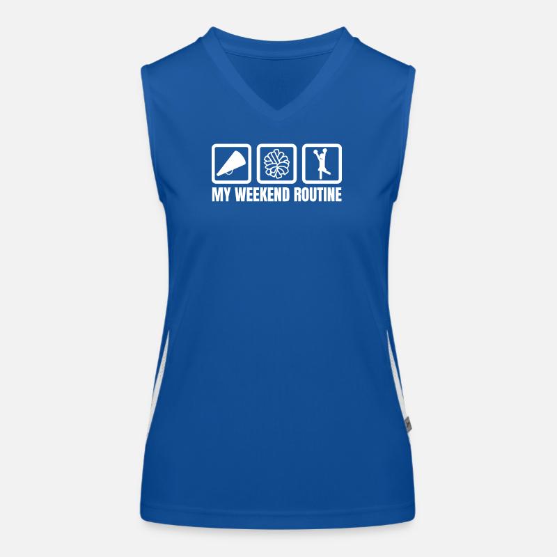 Meine Wochenendroutine Funktionelles Kontrast-Tank Top für Frauen
