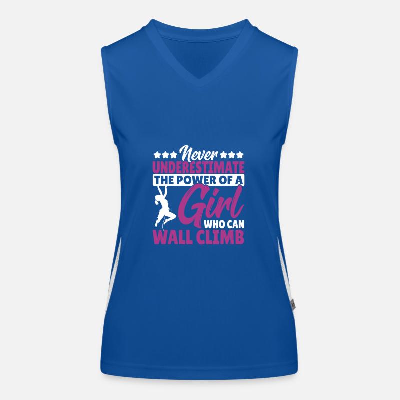 Boulder Bouldering Free Climbing Wall Climbing Funktionelles Kontrast-Tank Top für Frauen