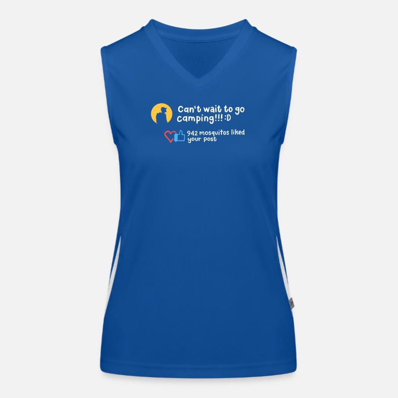 Camping Camper Funktionelles Kontrast-Tank Top für Frauen