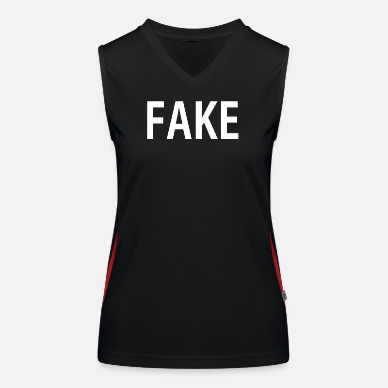 Faux Débardeur respirant contrasté Femme