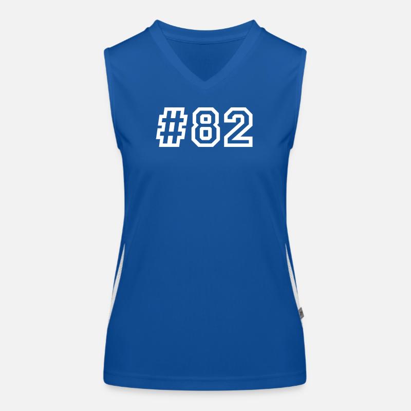 1982 Hashtag Funktionelles Kontrast-Tank Top für Frauen