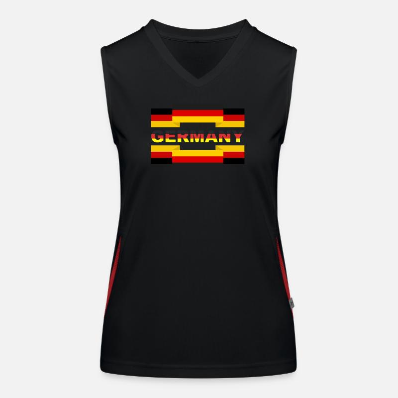 Germany Women's Functional Contrast Tank Top