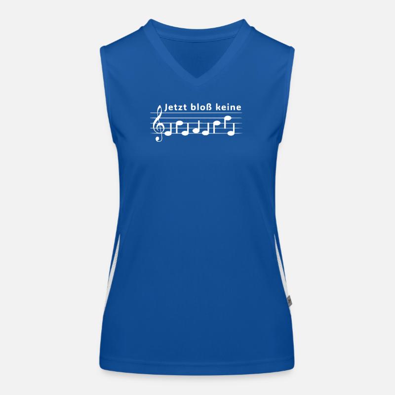 Jetzt bloß keine Ehefehde als Notenschrift Funktionelles Kontrast-Tank Top für Frauen
