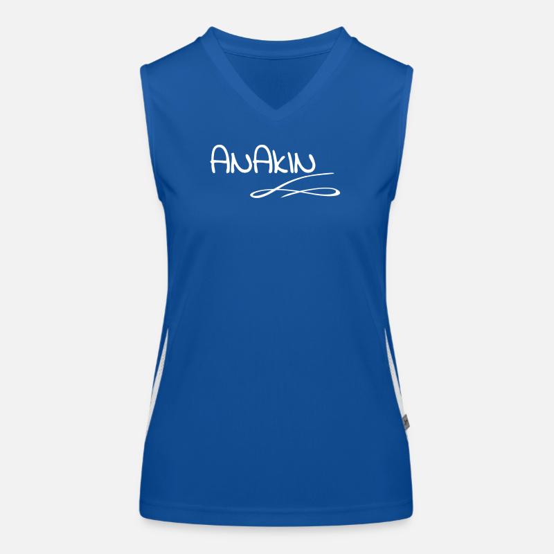 Lettrage graffiti d’Anakin Débardeur respirant contrasté Femme