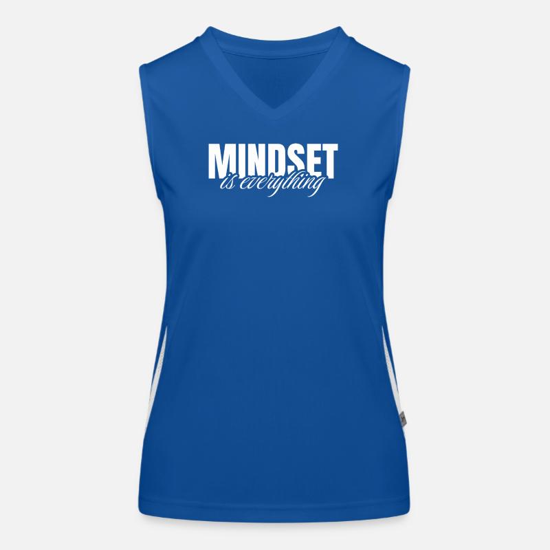 Mindset is everything Women's Functional Contrast Tank Top