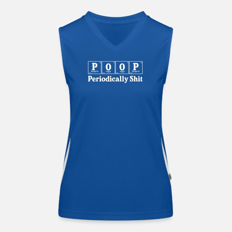 Poop (dark) Women's Functional Contrast Tank Top